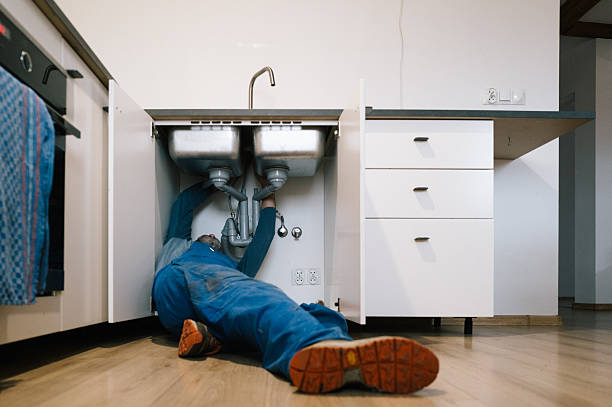 Professional Pipe Repair technician working in Upper Falls, MD